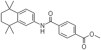Methyl 4-((5,5,8,8-tetramethyl-5,6,7,8-tetrahydronaphthalen-2-yl)carbamoyl)benzoate molecular structure (CAS 94497-53-7)