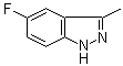 结构式 CAS# 945265-03-2, 5-氟-3-甲基-1H-吲唑