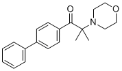 1-(1,1'-联苯)-4-基-2-甲基-2-(4-吗啉基)-1-丙酮分子结构 (CAS 94576-68-8)