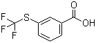 structure of CAS# 946-65-6, 3-(Trifluoromethylthio)benzoic acid