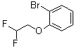structure of CAS# 946605-55-6, 2-(2,2-Difluoroethoxy)phenyl bromide