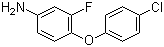 4-(4-Chlorophenoxy)-3-fluorobenzenamine molecular structure (CAS 946664-06-8)