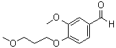 结构式 CAS# 946670-72-0, 3-甲氧基-4-(3-甲氧基丙氧基)苯甲醛