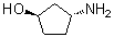 结构式 CAS# 946826-74-0, (1R,3R)-3-氨基环戊醇