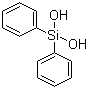 二苯基二羟基硅烷分子结构 (CAS 947-42-2)