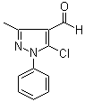 5-Chloro-3-methyl-1-phenylpyrazole-4-carboxaldehyde molecular structure (CAS 947-95-5)