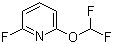 structure of CAS# 947534-62-5, 2-Fluoro-6-(difluoromethoxy)pyridine
