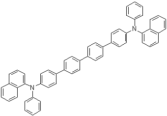 N4,N4'''-Di-1-naphthalenyl-N4,N4'''-diphenyl-[1,1':4',1'':4'',1'''-quaterphenyl]-4,4'''-diamine molecular structure (CAS 948552-24-7)