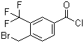 结构式 CAS# 948553-14-8, 4-溴甲基-3-三氟甲基苯甲酰氯