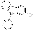 结构式 CAS# 94994-62-4, 2-溴-9-苯基-9H-咔唑