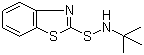 N-叔丁基-2-苯并噻唑次磺酰胺分子结构 (CAS 95-31-8)