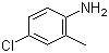 4-氯-2-甲基苯胺分子结构 (CAS 95-69-2)
