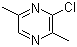 structure of CAS# 95-89-6, 3-Chloro-2,5-dimethylpyrazine