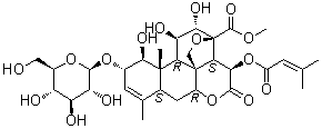 Yadanzioside E molecular structure (CAS 95258-20-1)