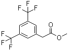 3,5-Bis(trifluoromethyl)phenyl acetic acid methyl ester molecular structure (CAS 95299-16-4)