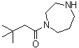 结构式 CAS# 953736-59-9, 1-(六氢-1H-1,4-二氮杂卓-1-基)-3,3-二甲基-1-丁酮