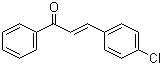 结构式 CAS# 956-04-7, 4-氯查耳酮; (E)-3-(4-氯苯基)-1-苯基丙-2-烯-1-酮