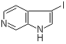 结构式 CAS# 956003-24-0, 3-碘-1H-吡咯并[2,3-c]吡啶