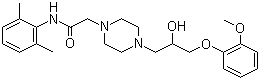 Ranolazine molecular structure (CAS 95635-55-5)