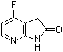 4-Fluoro-1,3-dihydropyrrolo[2,3-b]pyridin-2-one molecular structure (CAS 956460-93-8)