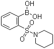 结构式 CAS# 957034-87-6, 2-(哌啶-1-基磺酰基)苯硼酸