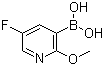 结构式 CAS# 957120-32-0, 5-氟-2-甲氧基吡啶-3-硼酸