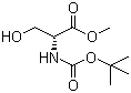 Boc-D-Serine methyl ester molecular structure (CAS 95715-85-8)