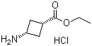 cis-3-Aminocyclobutanecarboxylic acid ethyl ester hydrochloride molecular structure (CAS 957793-35-0)