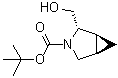 structure of CAS# 958457-61-9, (1S,2S,5R)-2-Hydroxymethyl-3-azabicyclo[3.1.0]hexane-3-carboxylic acid tert-butyl ester