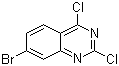 2,4-二氯-7-溴喹唑啉分子结构 (CAS 959237-68-4)