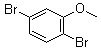 2,5-Dibromoanisole molecular structure (CAS 95970-08-4)