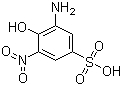 2-Amino-6-nitro-1-phenol-4-sulfonic acid  molecular structure (CAS 96-93-5)