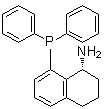 结构式 CAS# 960128-64-7, (1R)-8-(二苯基膦基)-1,2,3,4-四氢-1-萘胺