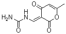 N-[(6-Methyl-2,4-dioxo-2H-pyran-3(4H)-ylidene)methyl]-urea molecular structure (CAS 96015-52-0)