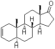 结构式 CAS# 963-75-7, 5alpha-雄甾-2-烯-17-酮