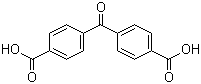 Benzophenone-4,4'-dicarboxylic acid molecular structure (CAS 964-68-1)