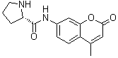 (2S)-N-(4-Methyl-2-oxo-2H-1-benzopyran-7-yl)-2-pyrrolidinecarboxamide molecular structure (CAS 96643-94-6)