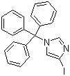 structure of CAS# 96797-15-8, 4-Iodo-1-tritylimidazole;4-Iodo-1-trityl-1H-imidazole