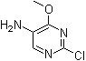 5-氨基-2-氯-4-甲氧基嘧啶分子结构 (CAS 96833-41-9)