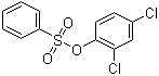 structure of CAS# 97-16-5, 2,4-Dichlorophenyl benzenesulfonate;2,4-Dichlorophenyl benzenesulphonate; EM 923; Genite; Genite (insecticide); Genite 923; Genite EM 923; Genitol 923; NSC 27323; NSC 38761