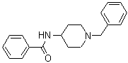 N-(1-Benzyl-4-piperidinyl)benzamide molecular structure (CAS 971-34-6)
