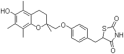 Troglitazone molecular structure (CAS 97322-87-7)