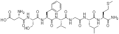 4-10-Neurokinin A (swine spinal cord) molecular structure (CAS 97559-35-8)
