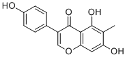 6-甲基染料木黄酮分子结构 (CAS 97575-49-0)
