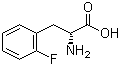 结构式 CAS# 97731-02-7, 2-氟-D-苯丙氨酸; D-2-氟苯丙氨酸