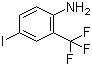 结构式 CAS# 97760-97-9, 4-碘-2-三氟甲基苯胺