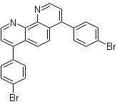 4,7-二(4-溴苯基)-1,10-菲咯啉分子结构 (CAS 97802-08-9)