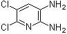 structure of CAS# 97941-89-4, 5,6-Dichloro-2,3-pyridinediamine