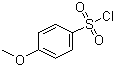 4-Methoxybenzenesulfonyl chloride molecular structure (CAS 98-68-0)