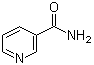 结构式 CAS# 98-92-0, 烟酰胺; 3-吡啶甲酰胺